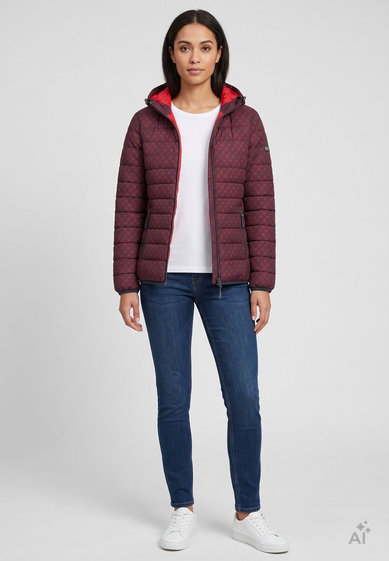 LPO Damen Wendesteppjacke Lilou
