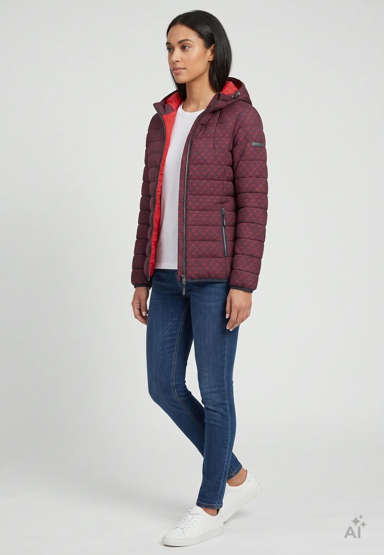 LPO Damen Wendesteppjacke Lilou