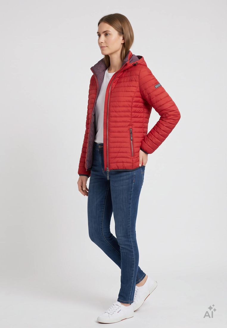 LPO Damen Wendesteppjacke Lilou