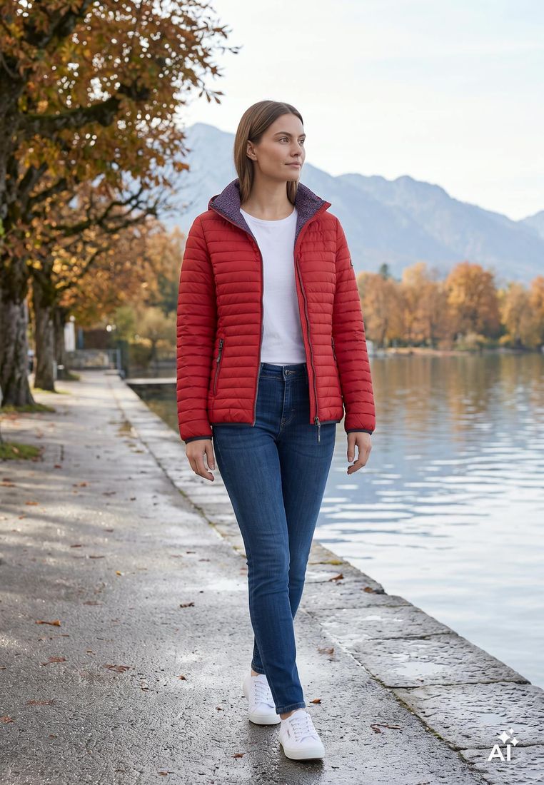LPO Damen Wendesteppjacke Lilou