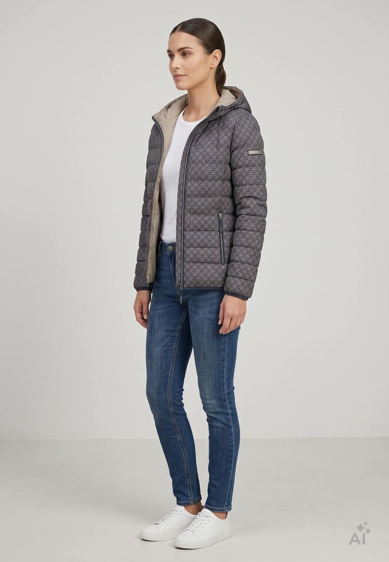 LPO Damen Wendesteppjacke Lilou