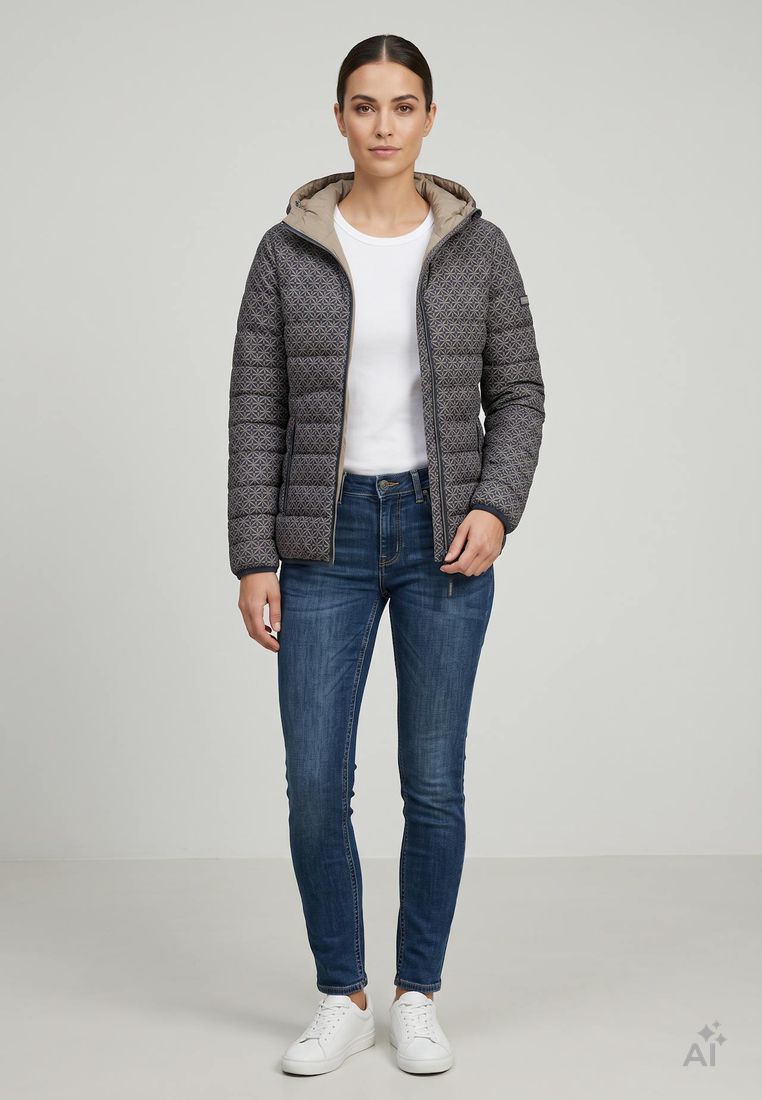 LPO Damen Wendesteppjacke Lilou
