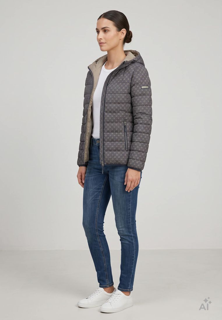 LPO Damen Wendesteppjacke Lilou