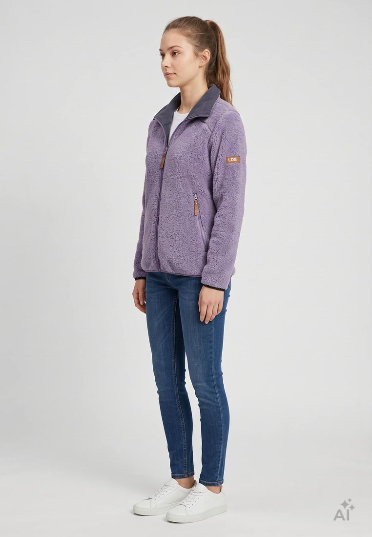 LPO Damen Fleecejacke aus Doubleface-Material Femke