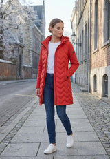 LPO Damen Steppmantel mit Softshell-Einsätzen Luna