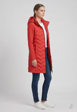 LPO Damen Steppmantel mit Softshell-Einsätzen Luna