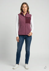 Maul Sport Damen Sherpa-Fleeceweste Almnixe