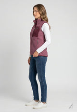 Maul Sport Damen Sherpa-Fleeceweste Almnixe