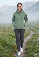 Maul Sport Damen Sherpa-Fleece-Unterjacke Wildroserl