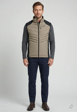 Maul Sport Herren Hybrid-Steppweste Brunnenkopf
