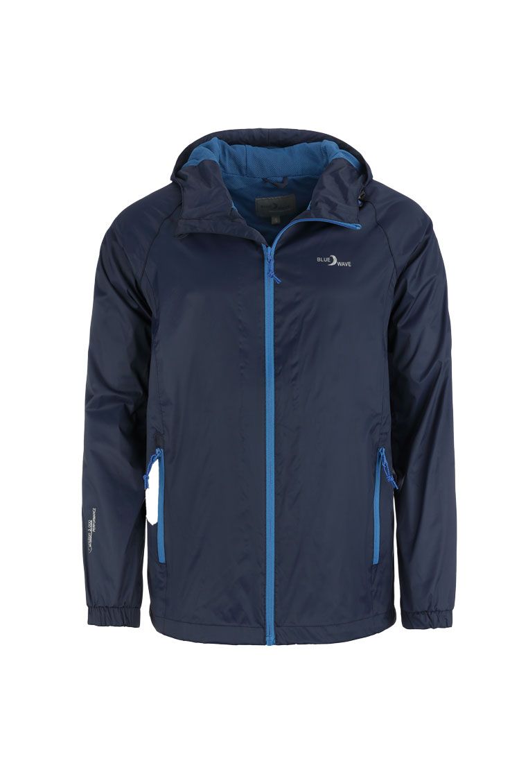 Blue Wave Herren Funktionsjacke Fabian - Verstaubare Regenjacke mit Mesh-Innenfutter und verstellbarer Kapuze  Fabian 1406
