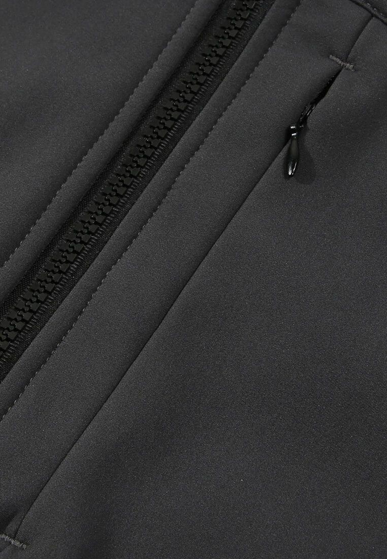 Blue Wave Herren Softshelljacke Mads mit Fleecefutter und angeschnittener Kapuze