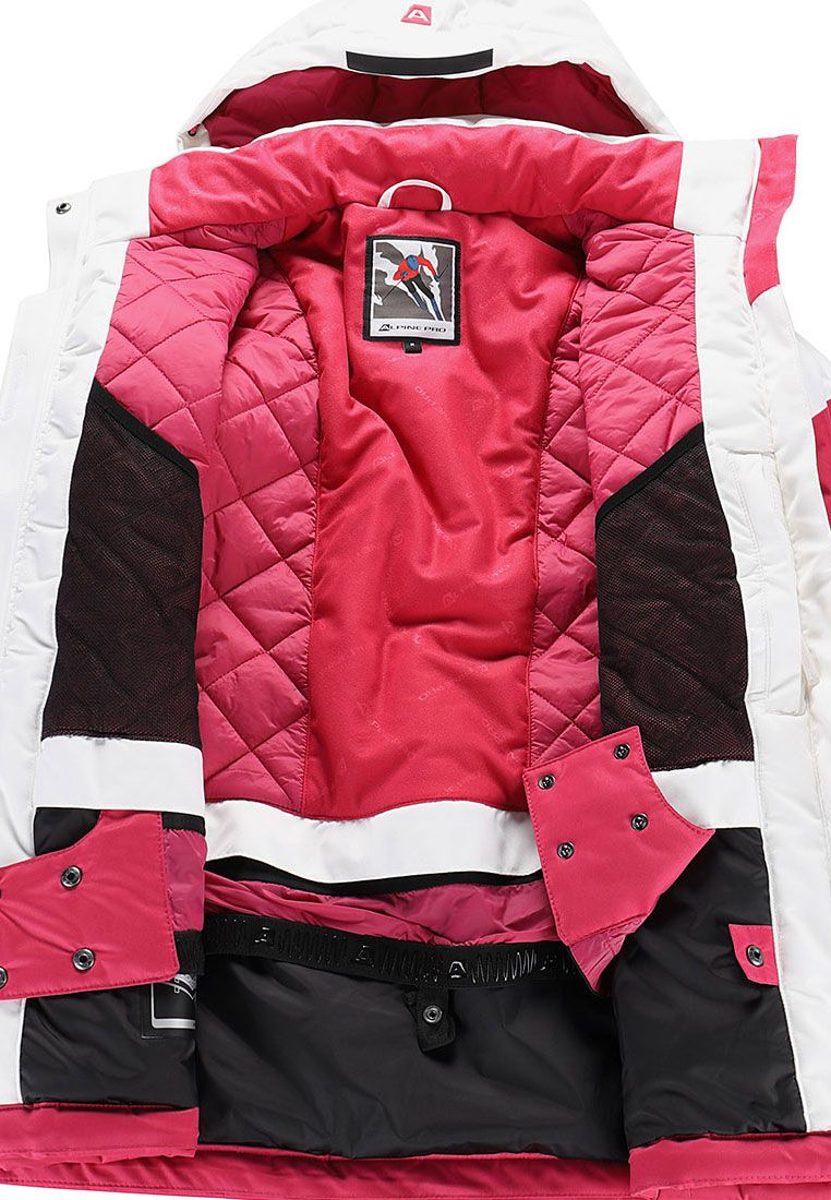 Alpine Pro Damen Skijacke mit Kapuze und Schneefang DEARA