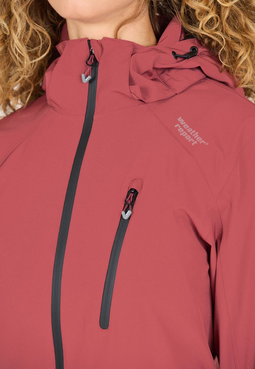 Whistler Damen Outdoor Funktionsjacke mit Kapuze Camelia W AWG Jacket W-PRO 15000