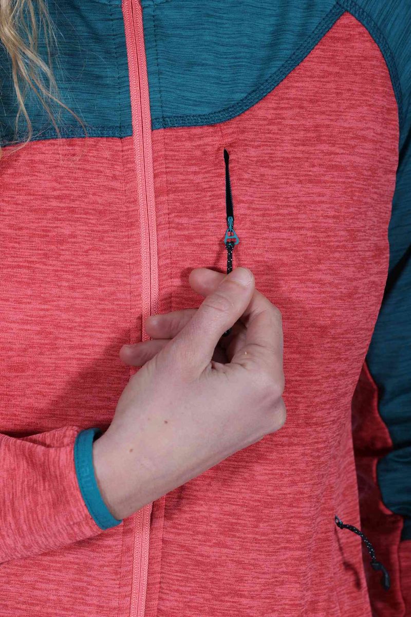 Maul Sport Damen Fleecejacke mit Kapuze Riedlerspitz