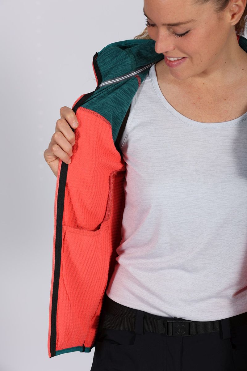 Maul Sport Damen Fleecejacke mit Kapuze Riedlerspitz