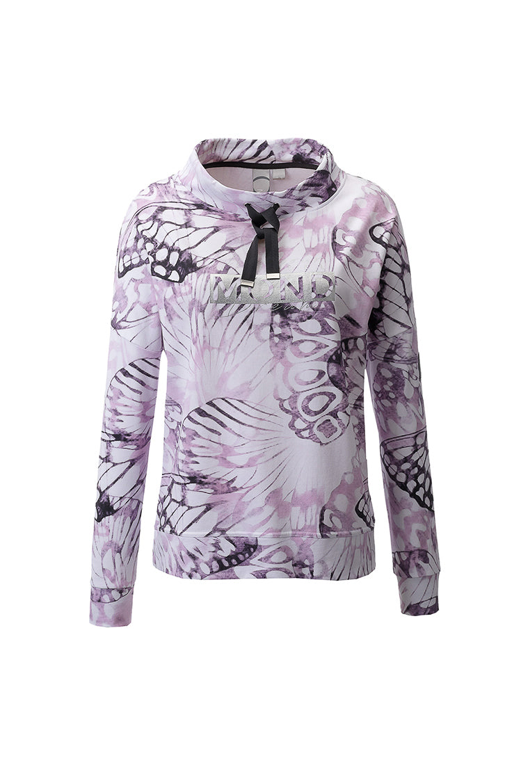 LPO Damen Sweatshirt mit Allover Druck - GABRIELLE 571201