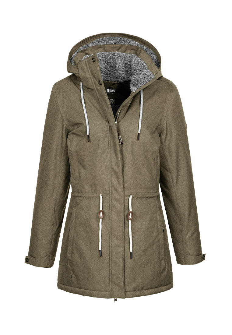 LPO Damen Winterparka mit Plüsch Kapuze Diane 593501