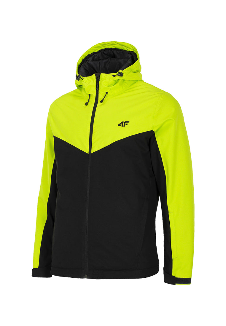 4F Herren Skijacke REGULÄR FIT gelb/schwarz H4Z20-KUMN002