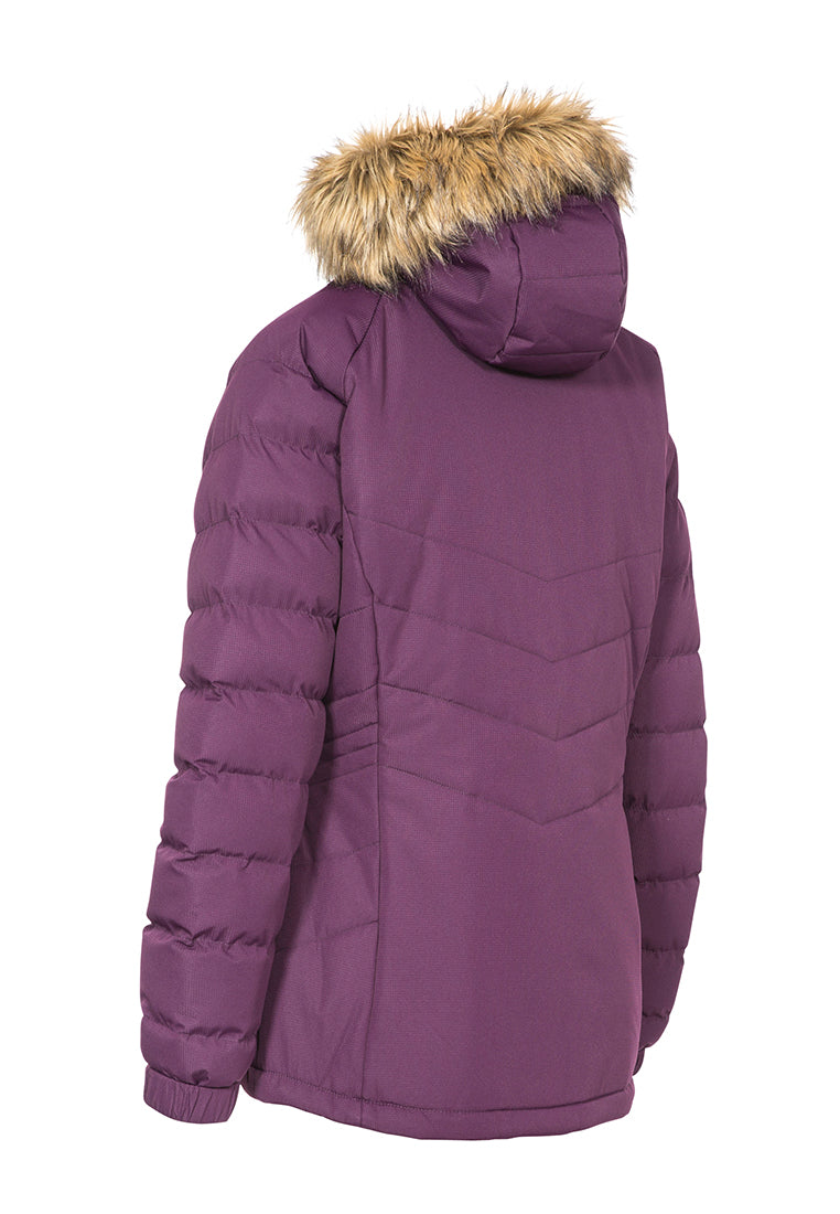Trespass Damen Isolationsjacke mit Fell-Kapuze NADINA