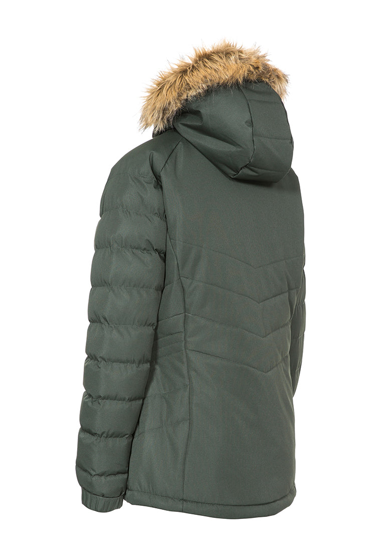 Trespass Damen Isolationsjacke mit Fell-Kapuze NADINA
