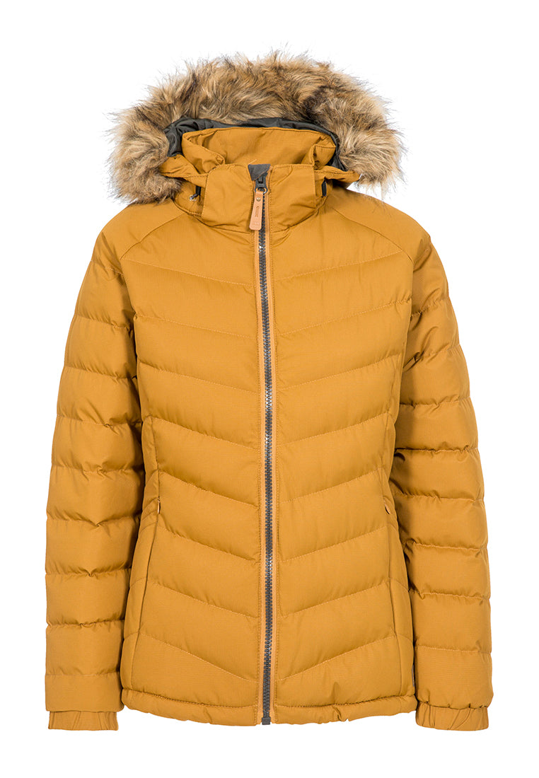 Trespass Damen Isolationsjacke mit Fell-Kapuze NADINA
