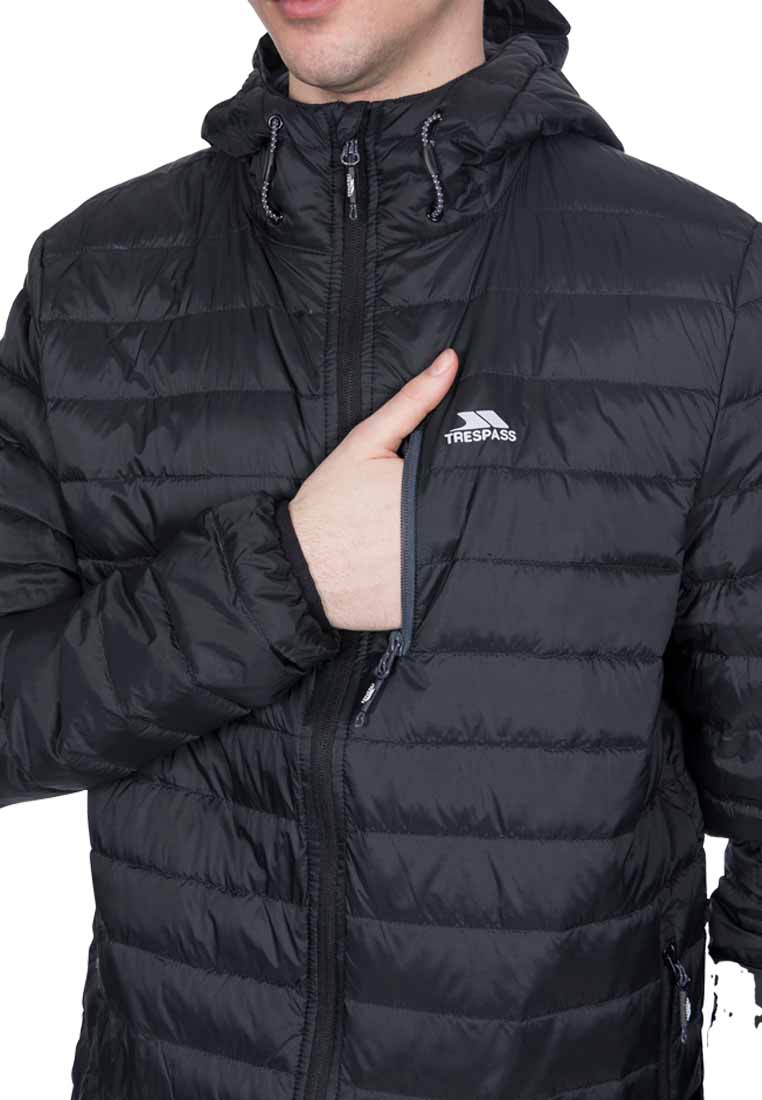 Trespass Herren Isolationsjacke mit Kapuze DIGBY black