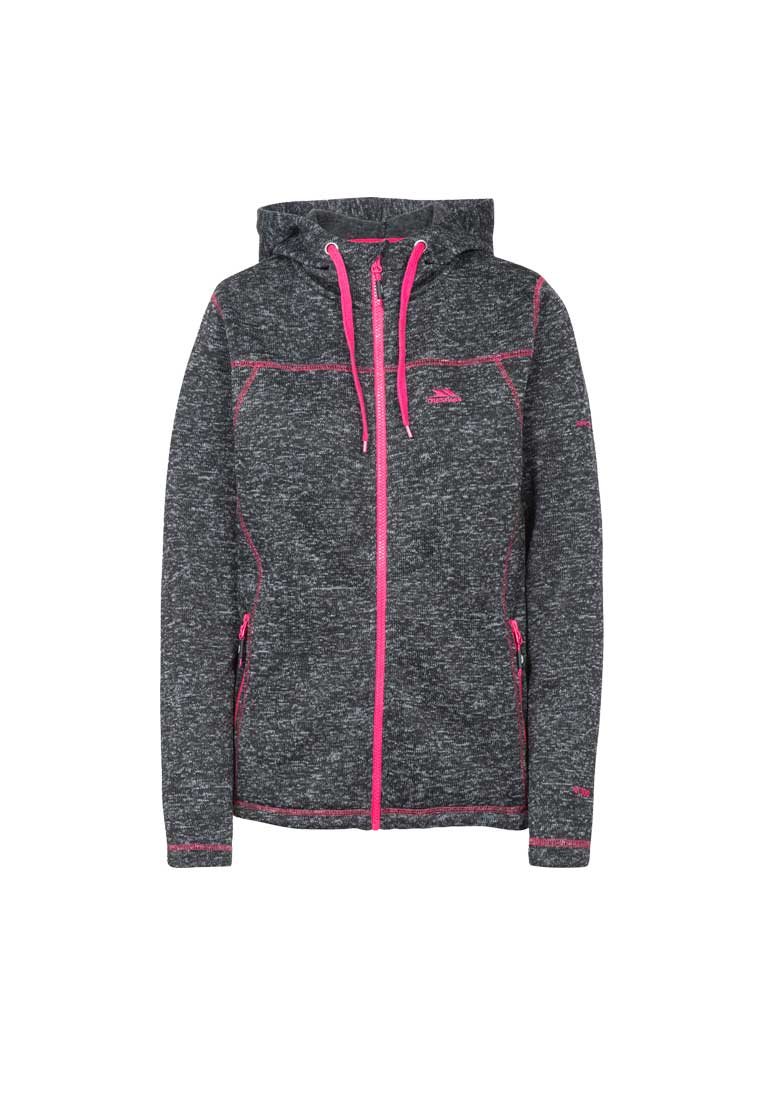 Trespass Damen Strickfleecejacke mit Kapuze ODELIA