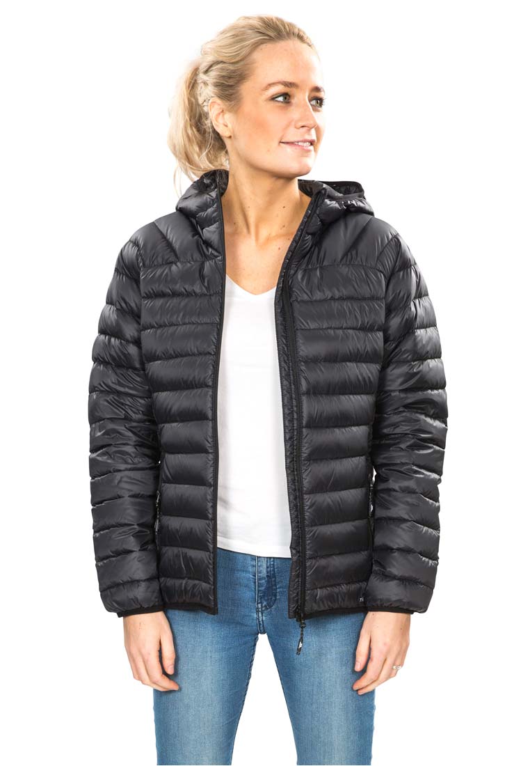 Trespass Damen Isolationsjacke mit Echtdaunenfüllung Trisha schwarz