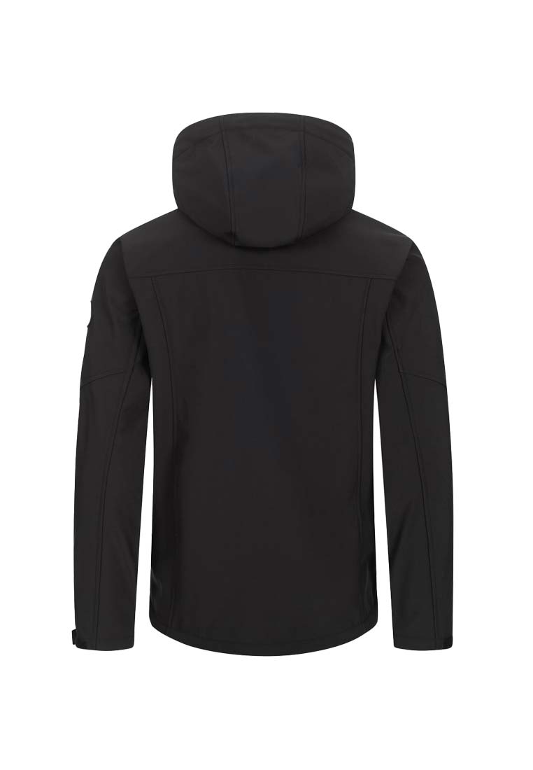 Ankerglut Herren Softshelljacke mit Kapuze 191111