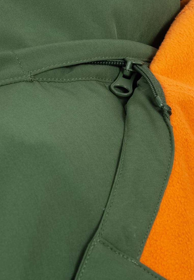 Ankerglut Herren Softshelljacke mit Kapuze 191111