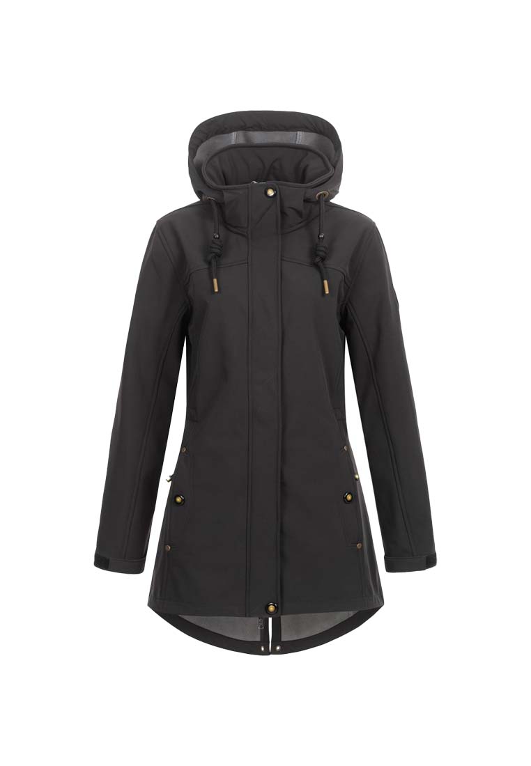 Ankerglut Damen Softshellmantel mit Kapuze 191112