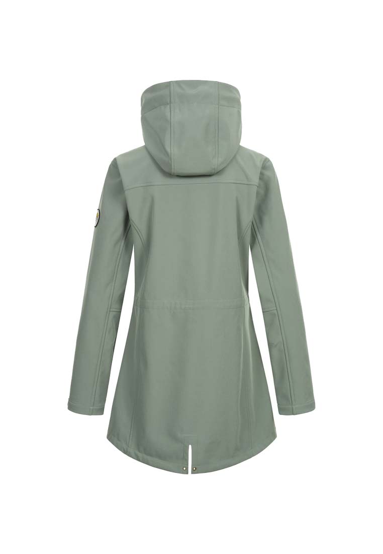 Ankerglut Damen Softshellmantel mit Kapuze 191112
