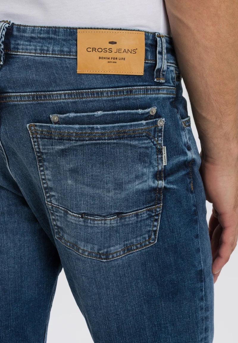 Cross Jeans Herren Jeans - Dylan  -mid blue
