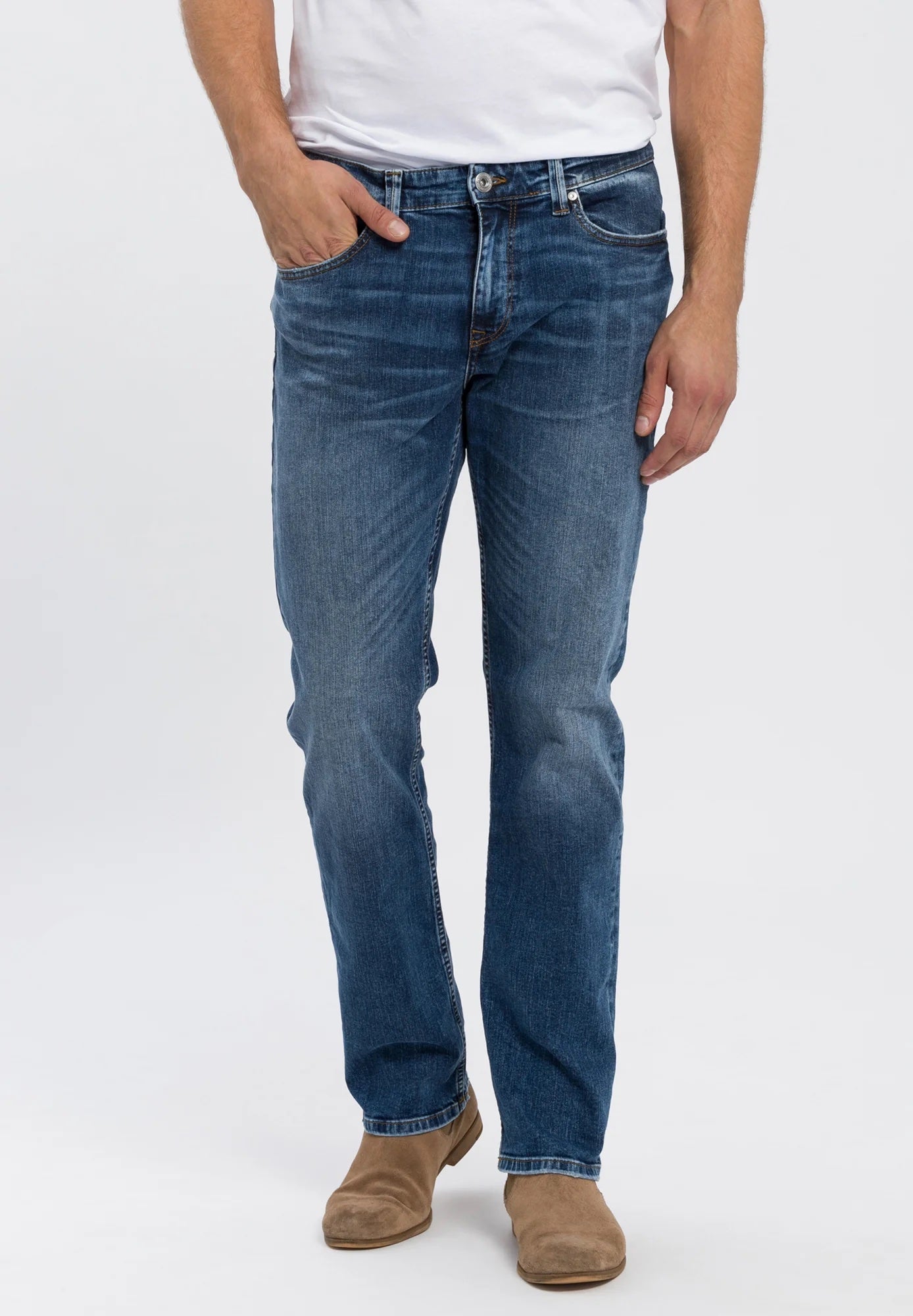 Cross Jeans Herren Jeans - Dylan  -mid blue