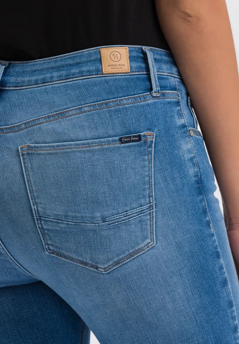 Cross Jeans  Damen Alan - Skinny Fit -light blue