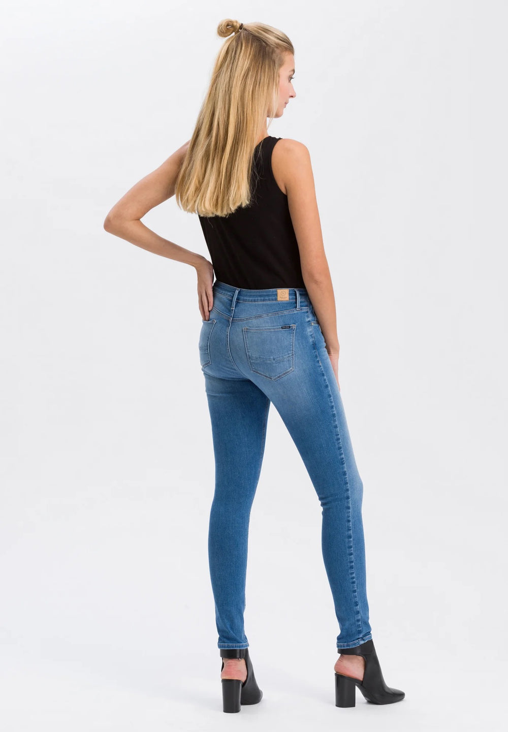 Cross Jeans  Damen Alan - Skinny Fit -light blue
