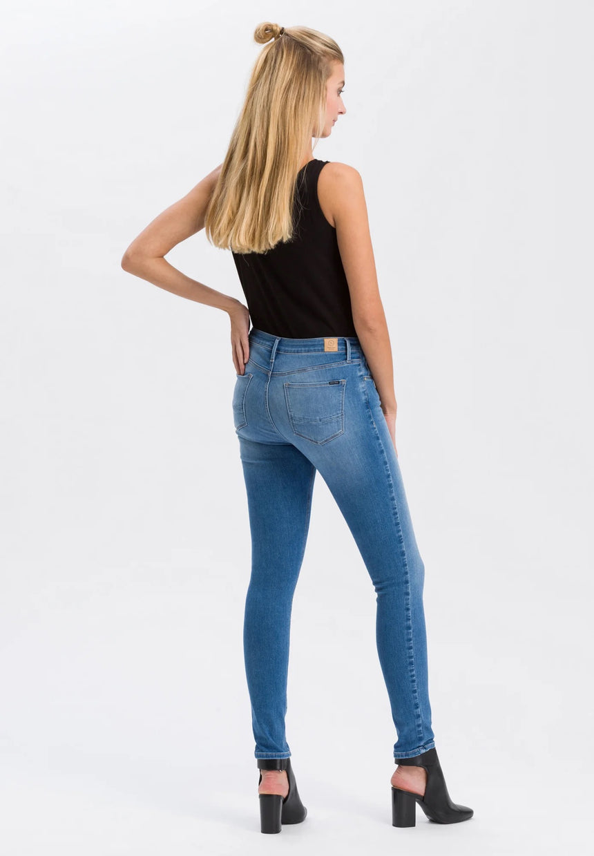 Cross Jeans  Damen Alan - Skinny Fit -light blue