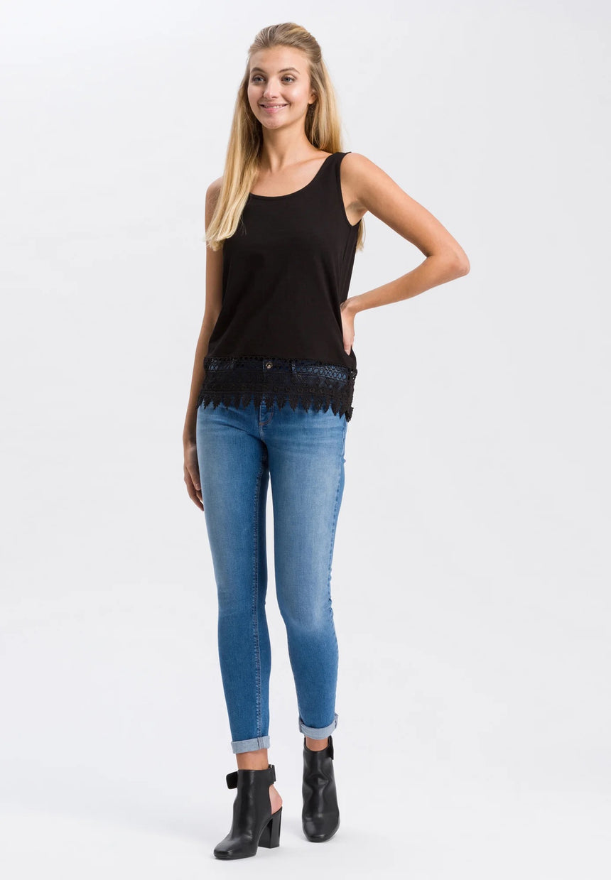 Cross Jeans  Damen Alan - Skinny Fit -light blue