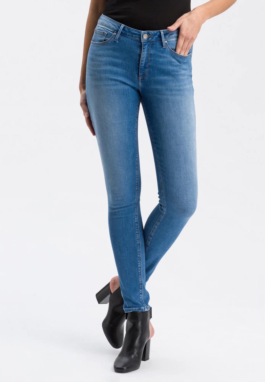 Cross Jeans  Damen Alan - Skinny Fit -light blue
