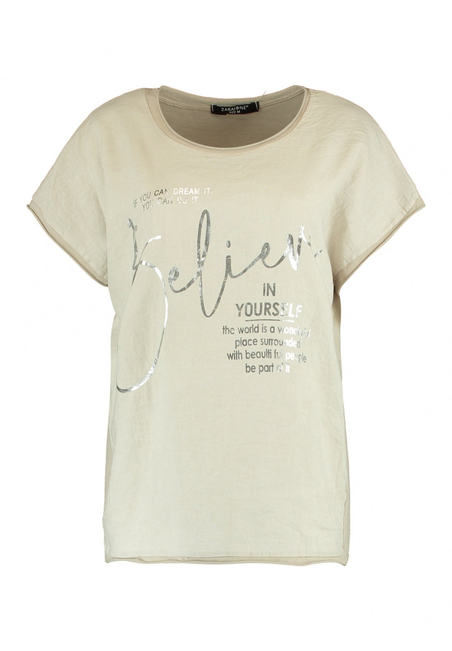 Zabaione Modell: Shirt Believe