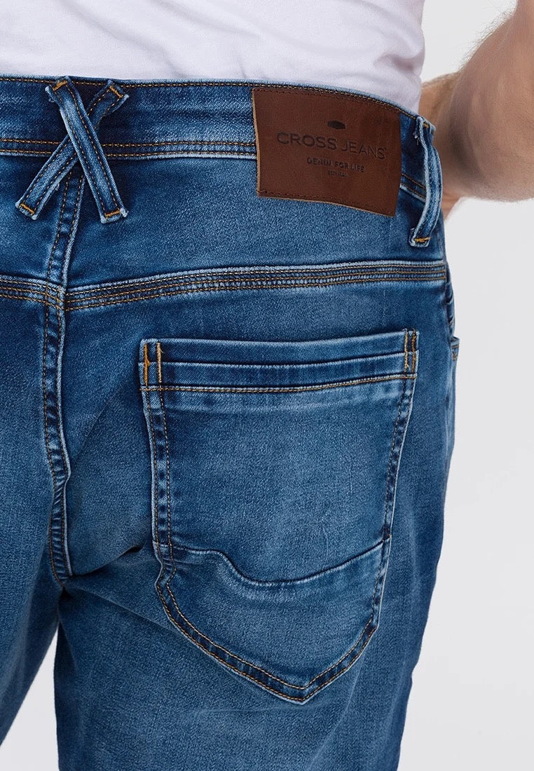 Cross Jeans Herren Jeans - kurz - LEOM - A 565-076