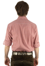 OS Trachten Herrenhemd 1/1 Arm Regular Fit