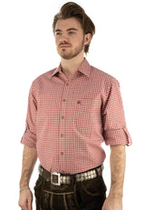 OS Trachten Herrenhemd 1/1 Arm Regular Fit