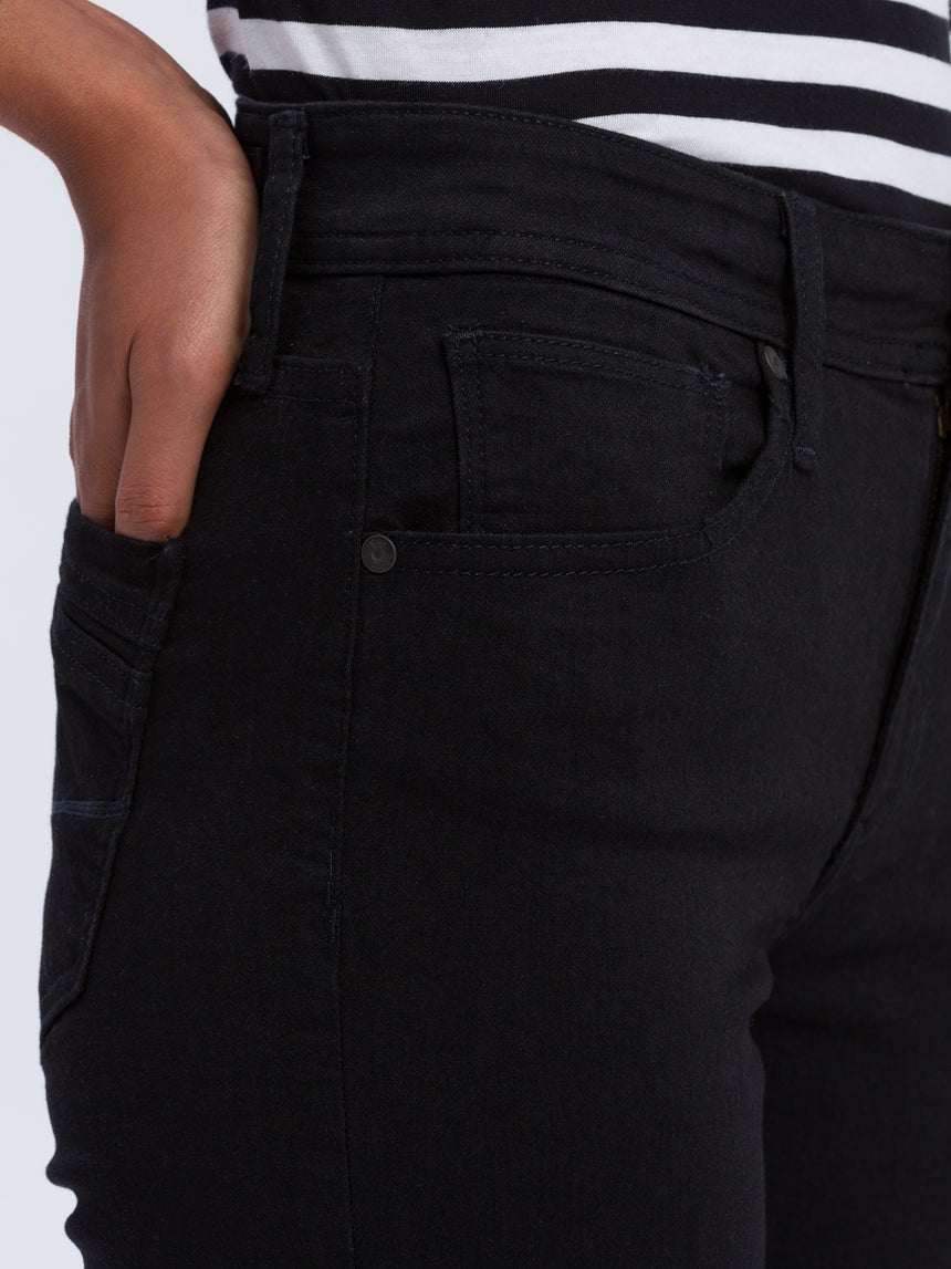 Cross Jeans  Damen ANJA - Slim Fit -black