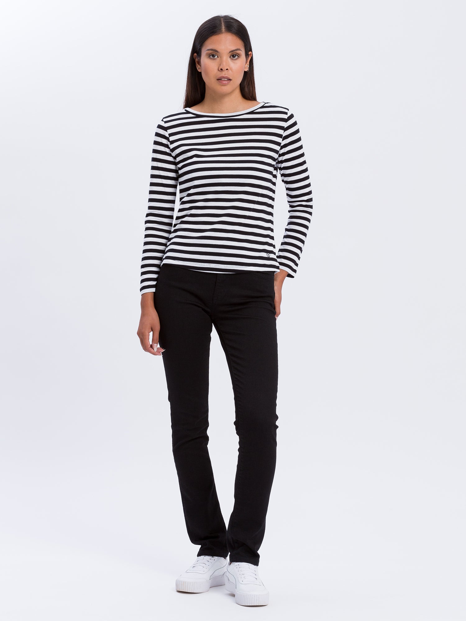 Cross Jeans  Damen ANJA - Slim Fit -black