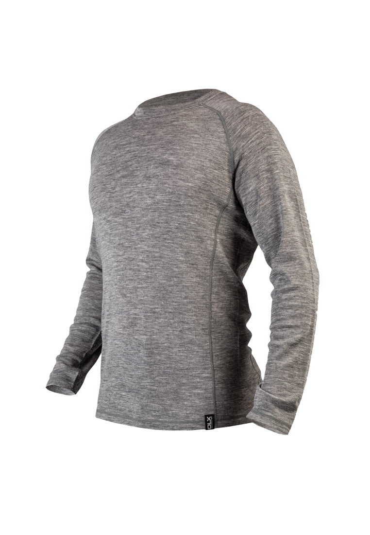 DLX Herren Langarm Funktionsshirt aus Merinowolle WEXLER