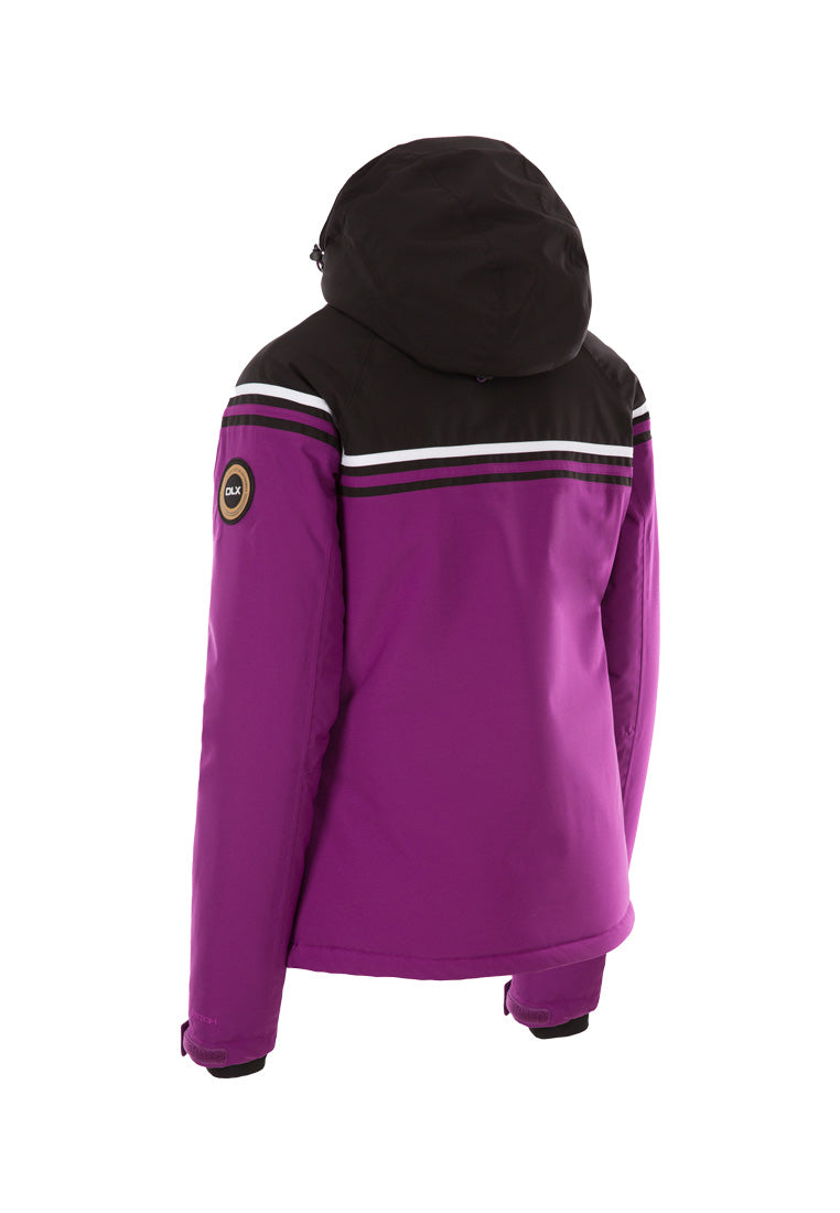 DLX Damen Skijacke mit Kapuze und Schneefang SHARLA