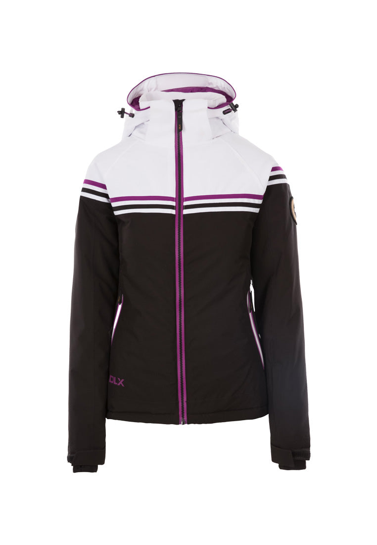 DLX Damen Skijacke mit Kapuze und Schneefang SHARLA