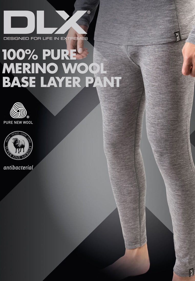 DLX Herren Funkrionsunterteil aus 100% Merinowolle